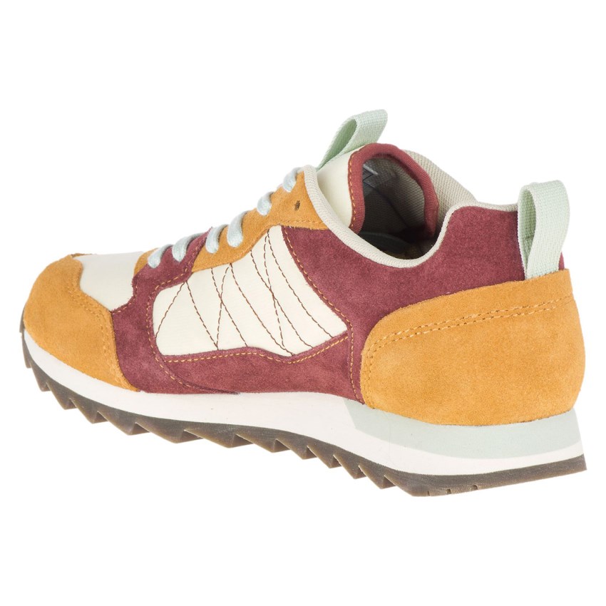 Basket Merrell Alpine Jaune/Bordeaux Femme | D.T.TQHD